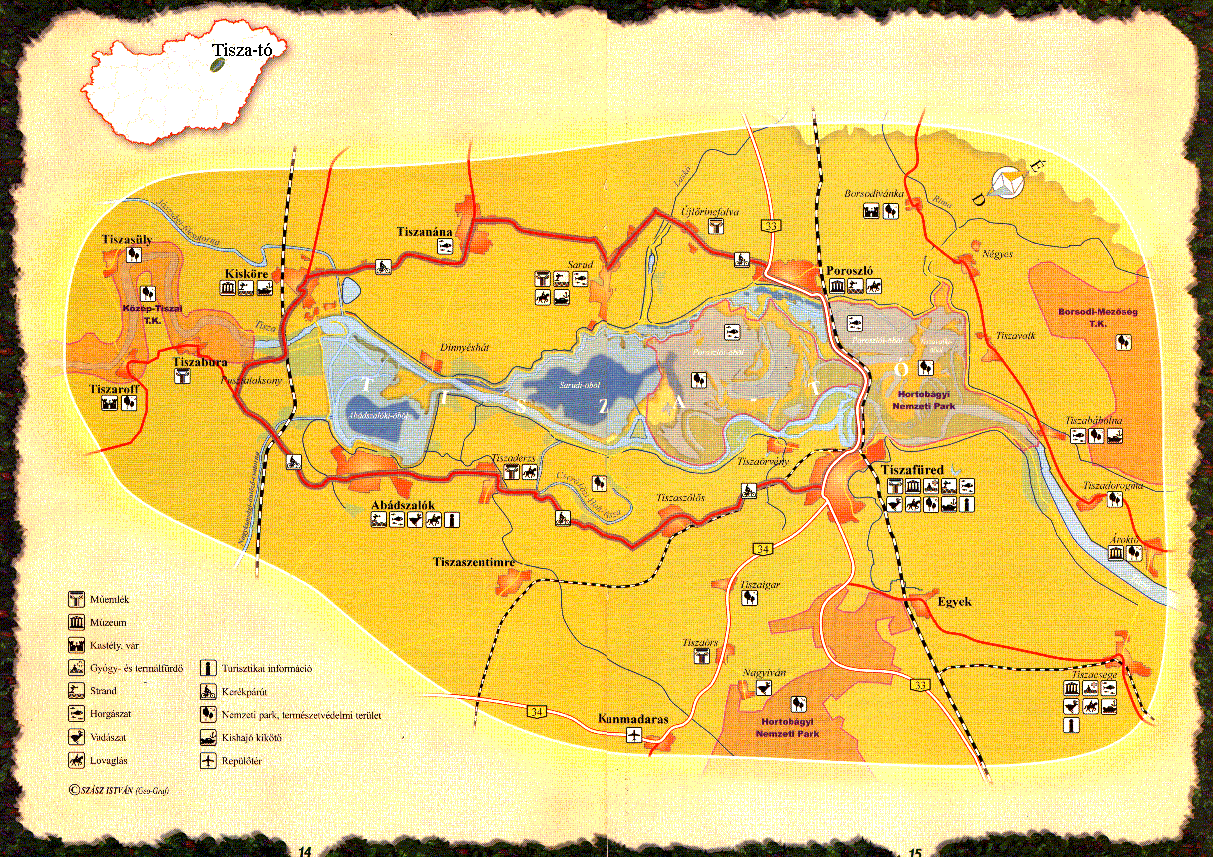 magyarország tisza tó térkép Körbeérhet a kerékpárút a Tisza tónál! | termalfurdo.hu magyarország tisza tó térkép