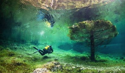 Víz alatti mesevilág - ez a park minden évben eltűnik