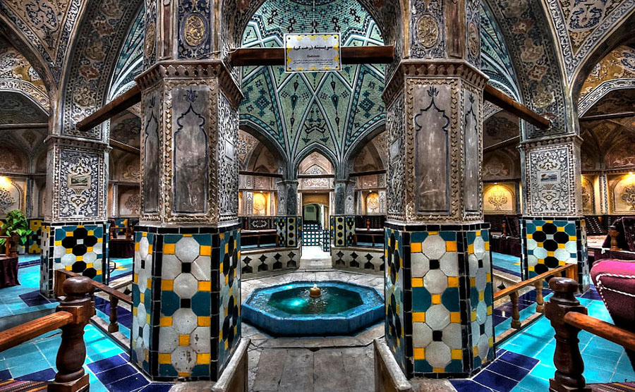 Iránban található a világ egyik legszebb fürdőháza - képekkel