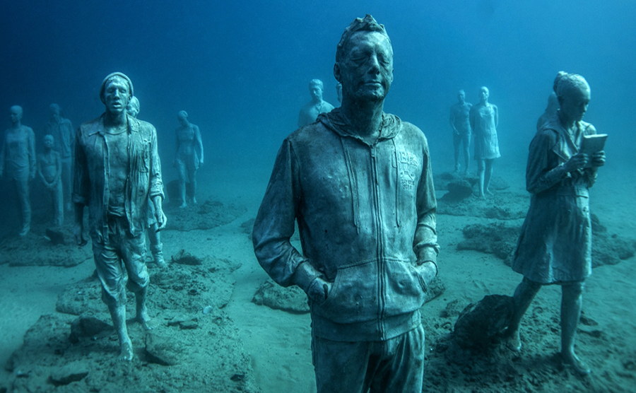 Szobrok a tenger mélyén - Lanzarote új múzeumához búvárszemüveg szükséges