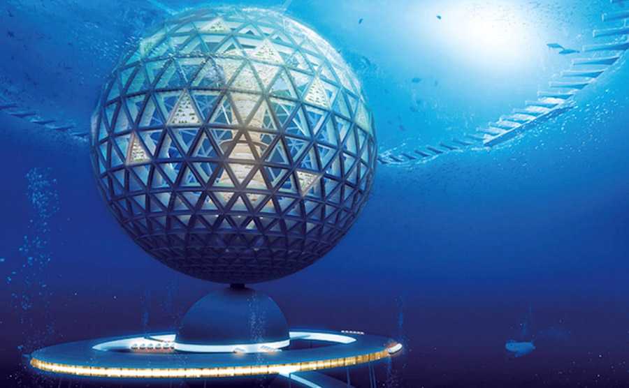 15 éven belül felépülhet az első víz alatti gömbváros - látványtervek