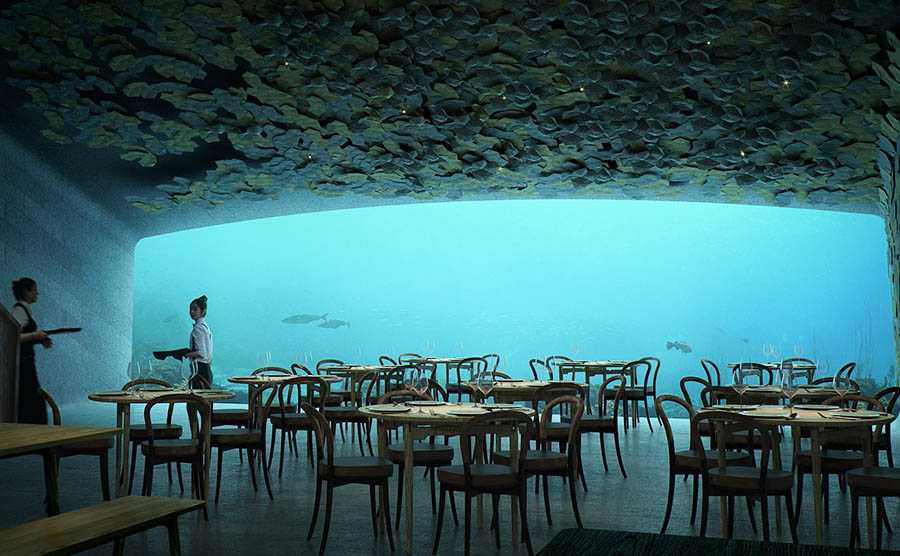 Hamarosan felépül a világ legnagyobb víz alatti étterme - látványtervek