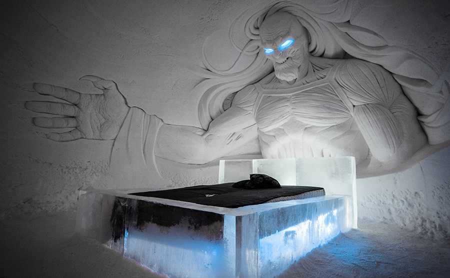 Zseniálisan néz ki a Trónok harca jéghotel