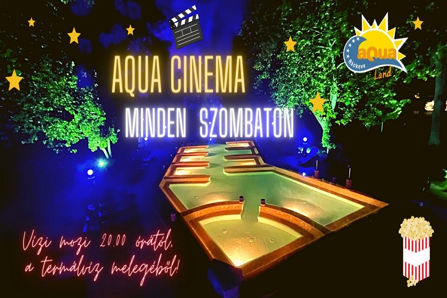 Szombat esti vízi mozi az Aqualand Ráckevében