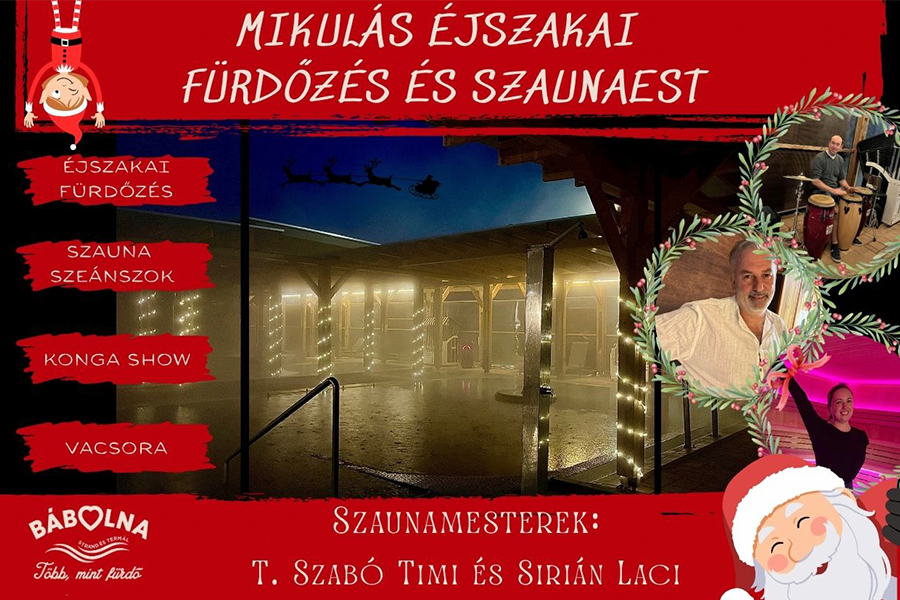 Mikulás Éjszakai Fürdőzés