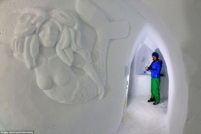 Egy éjszaka is bőven elég a fagyos jéghotelben - képek