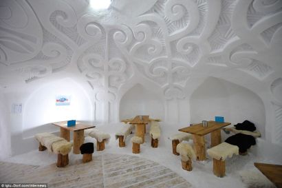 Egy éjszaka is bőven elég a fagyos jéghotelben - képek
