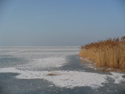 Ilyen a Balaton téli arca - képek