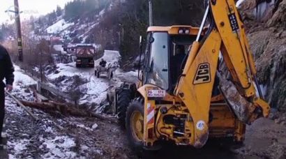 Leomlott a különleges székelyföldi termálvízesés Leomlott a különleges székelyföldi termálvízesés
