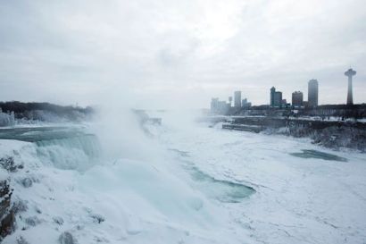 Lenyűgöző fotók - Befagyott a Niagara