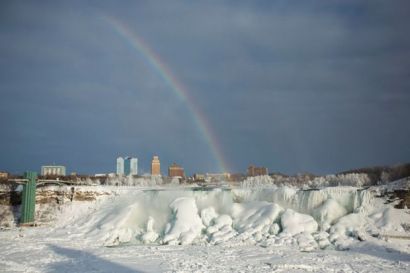 Lenyűgöző fotók - Befagyott a Niagara