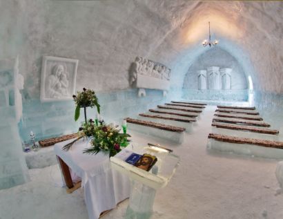 Már házasodni is lehet a közeli jégtemplomban - kép