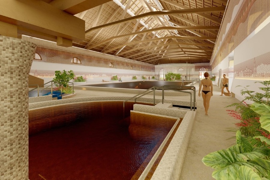 Péntektől újra látogatható a Gyulai Várfürdő megújult gyógyászati részlege és gyógymedencéi